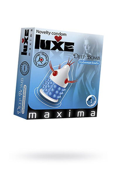 Презервативы Luxe Maxima "Глубинная бомба", 1 шт, арт. 11.41