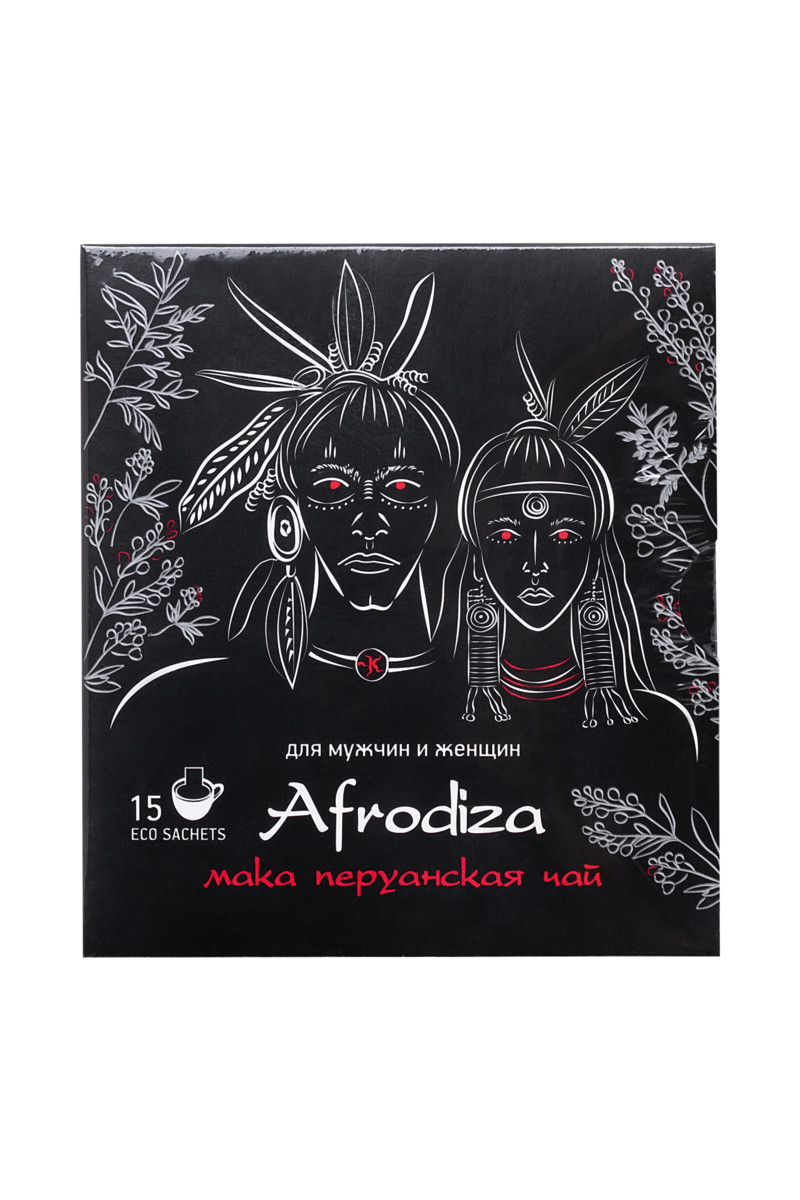 Чай КамлёвЪ "Afrodiza" с перуанской макой, унисекс, 15 пакетиков, арт. 19.72