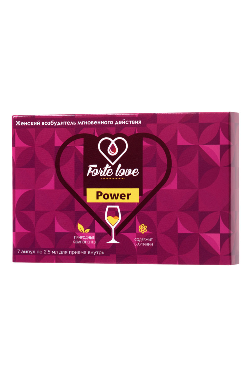 Капли для женщин "Forte love Power", 7 ампул, арт. 18.24