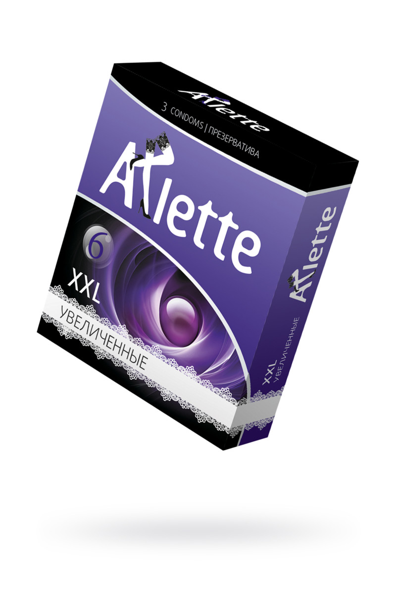 Презервативы "Arlette XXL", увеличенные, 3 шт, арт. 11.205