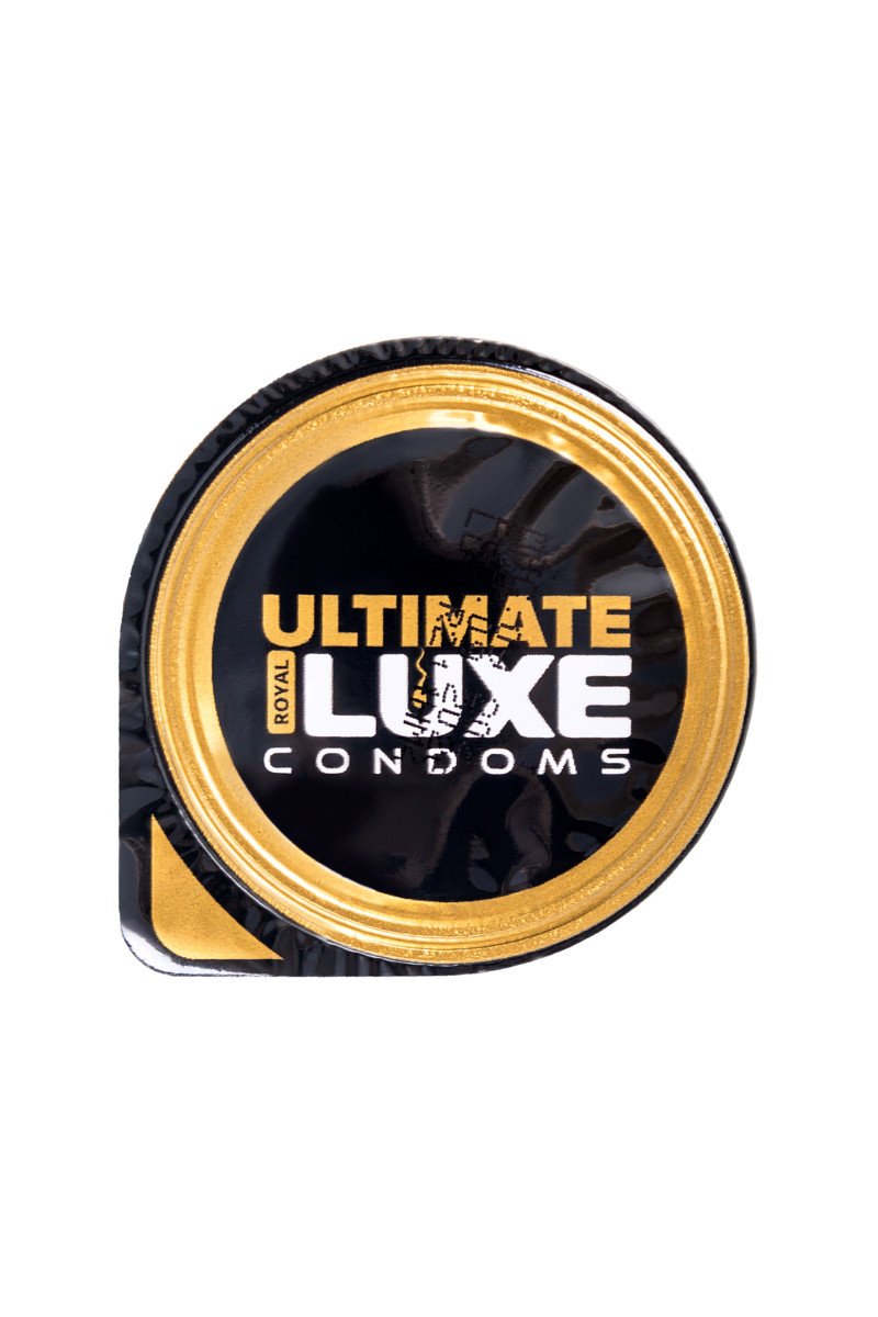 Презервативы Luxe Black Ultimate "Хозяин тайги", с ароматом абрикоса, 1 шт, арт. 11.275